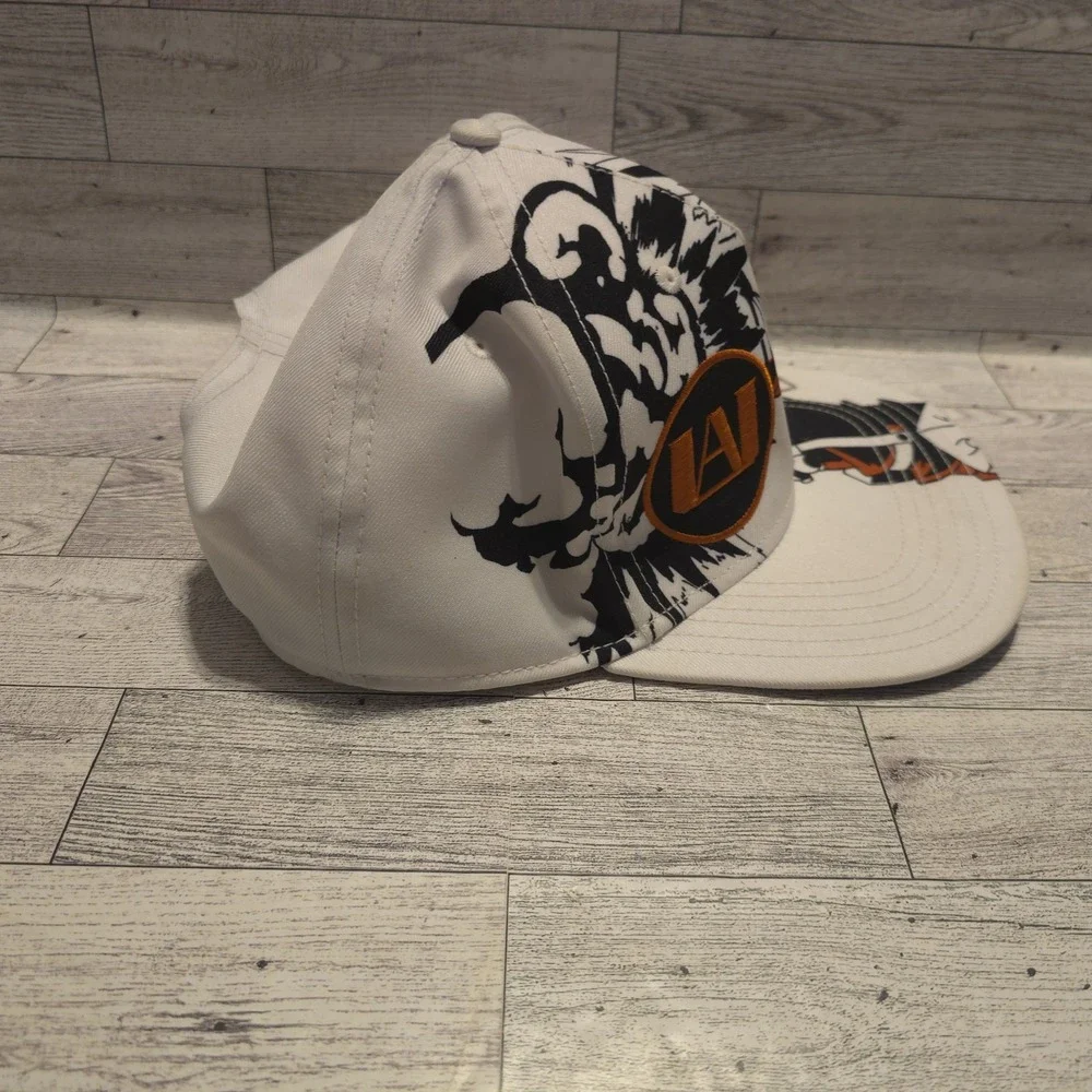 My Hero Academia Hat‎ Cap Snap Back White Orange Katsuki Bakugo Kacchan Manga